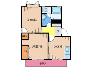 レークサイドヒルズの物件間取画像